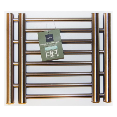 Salvamanteles extensible de acero inoxidable, ACTUEL.
