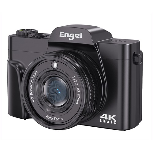 Cámara fotográfica compacta ENGEL EC3000B, 4K, estabilizador de imagen, WiFi, 850 mAh