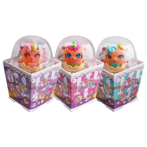 Minimuñecos The Beasties popcups en caja de palomitas, THE BELLIES.