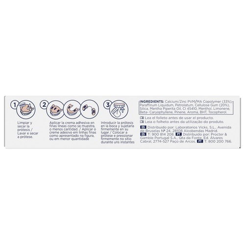 KUKIDENT Pro Crema adhesiva para prótesis dentales, sabor fresco 47 g.