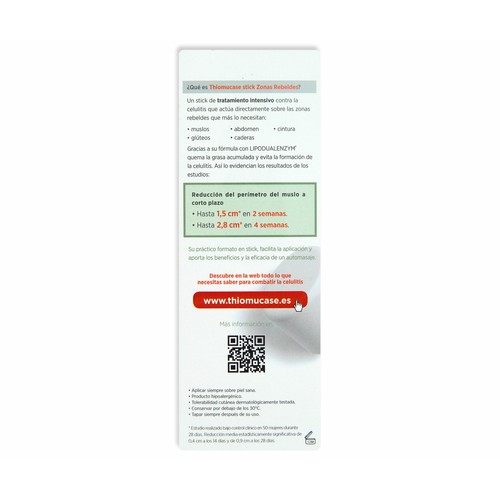 THIOMUCASE Stick anticelulítico para zonas rebeldes THIOMUCASE 75 ml.