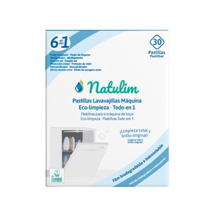 Lavavajillas máquina 6en1 30 uds. 577gr.