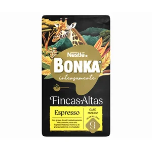 BONKA Café molido natural, espresso y cremoso 250 g.