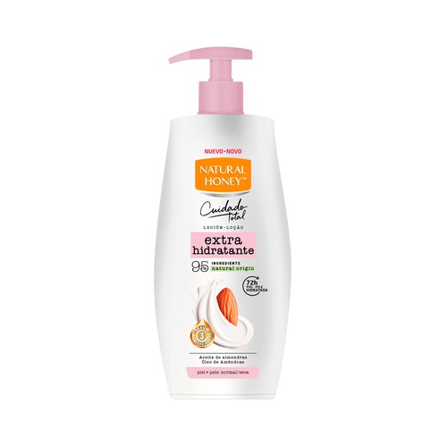 NATURAL HONEY Cuidado total Loción corporal extra hidratante para pieles normales a secas.