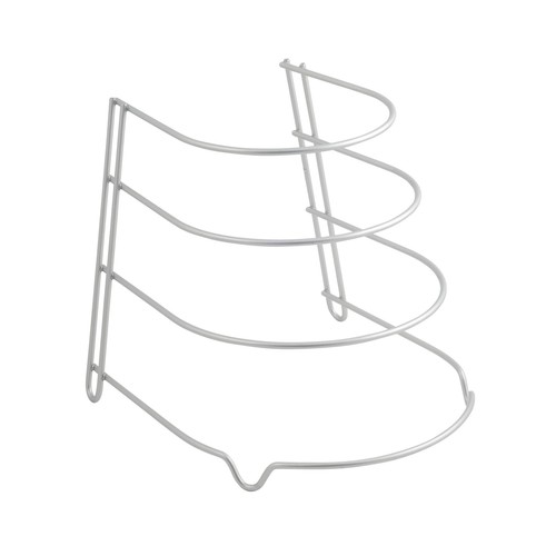 Sartenero, organizador de sartenes fabricado en metal con 4 alturas, modelo sierra METALTEX.