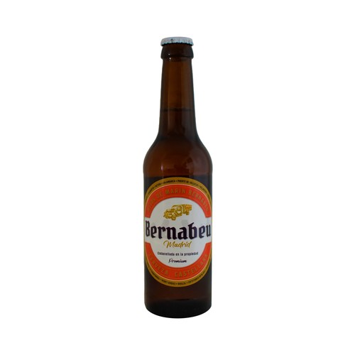 BERNABEU Cerveza rubia 33 cl.