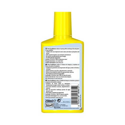 TETRA Estabilizador agua acuario EASY BALANCE 250 ml.