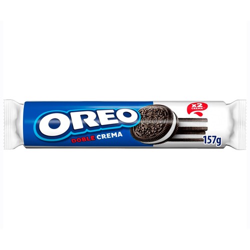 OREO Galletas de cacao con relleno doble de crema de vainilla 157 g.