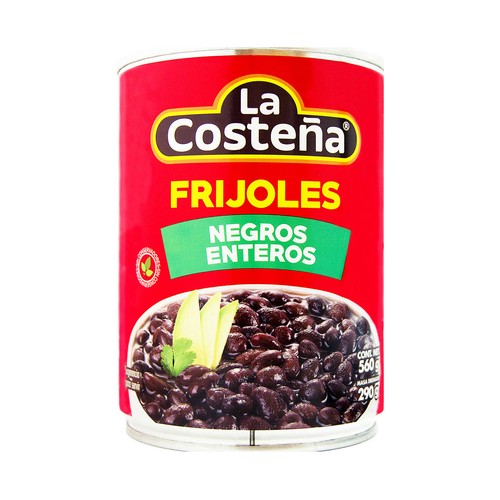 LA COSTEÑA Frijoles negros enteros 580 g.