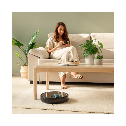 Robot aspirador y friegasuelos CECOTEC Conga Eternal Pet Titanium, Wi-Fi, APP control, 3000Pa, programable, especial mascotas.