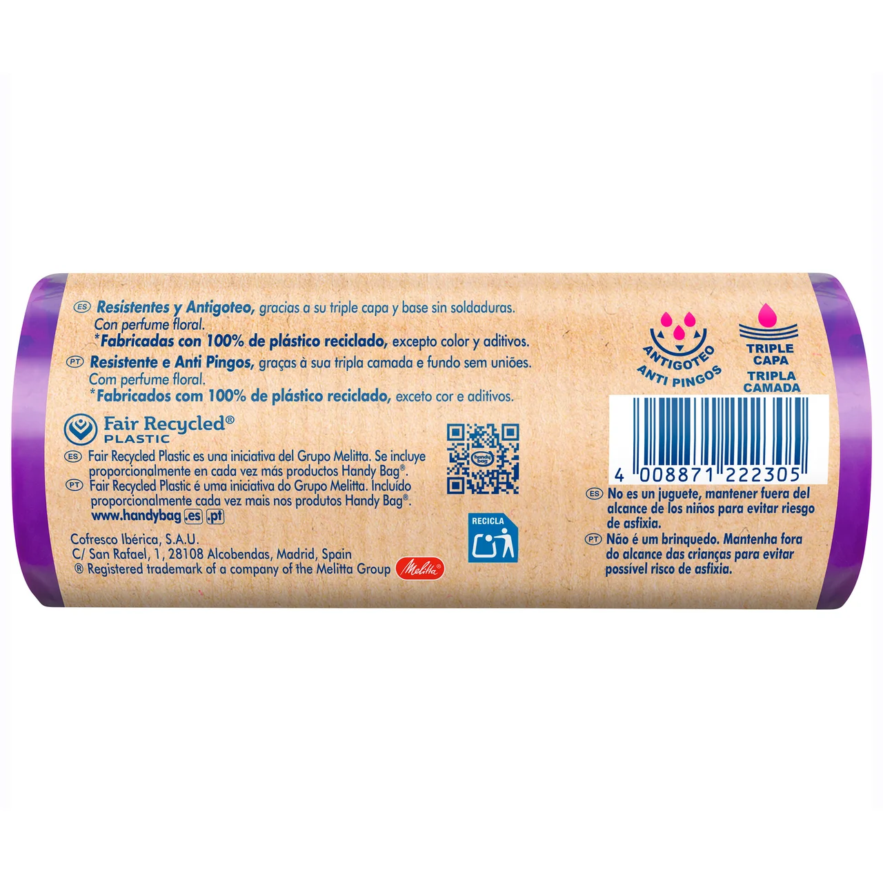 Bolsa de basura perfumada 30 l.