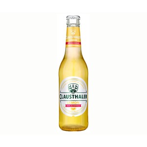 Imagen de CLAUSTHALER LEMON Cerveza con limón sin alcohol botella de 33 centilitros