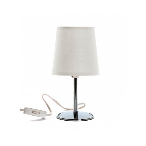 Lámpara de mesa, color blanco, VERSA HOME.