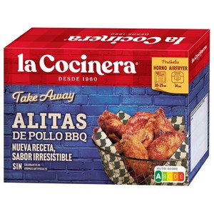 Imagen de LA COCINERA Take away Alitas de pollo marinadas y glaseadas sabor barbacoa 300 g.