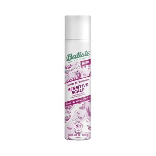 BATISTE Sensitive scalp Champú seco para cabellos delicados 200 ml.