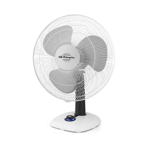 Ventilador de sobremesa ORBEGOZO TF 0133, 40W, 3 velocidades, diámetro 30cm, oscilante.