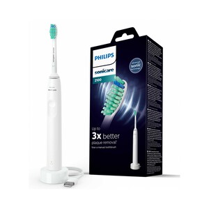 Cepillo de dientes eléctrico PHILIPS Sonicare Serie 2100 HX3212/42, 1 modo limpieza, temporizador, incluye 1 cabezal.