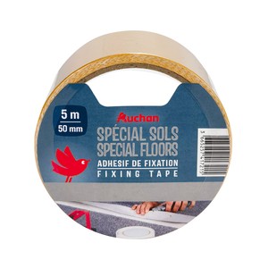 Imagen de Cinta adhesiva de doble cara para suelos y alfombras, 50mm x 5m PRODUCTO ALCAMPO.