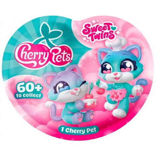 CHERRY PETS Sweet Twins 1 figura sorpresa, coleccionables