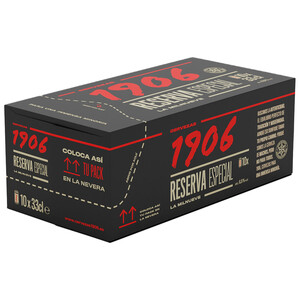 Imagen de 1906 Cerveza pack de 10 latas de 33 cl.