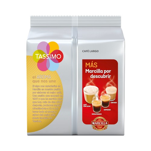 TASSIMO MARCILLA Café en cápsulas largo 16 uds.