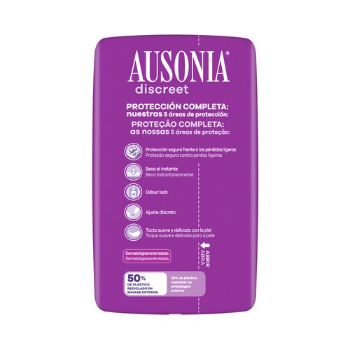 AUSONIA Discreet Compresas maxi para perdidas de orina 28 uds.