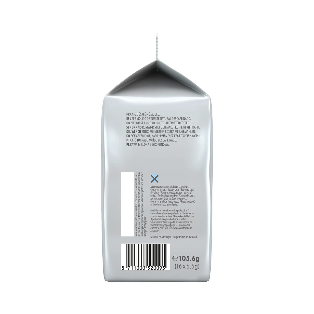 TASSIMO L"OR Café en cápsulas espresso descafeinado, 16 uds