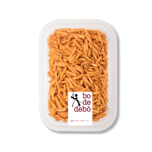 BO DE DEBÓ Macarrones a la boloñesa, listos para calentar y comer BO DE DEBÓ 900 g.