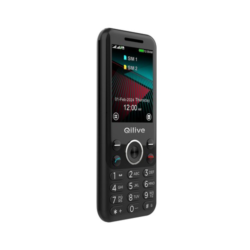 Teléfono móvil 4G QILIVE 600183225, pantalla 2,4"", dual sim
