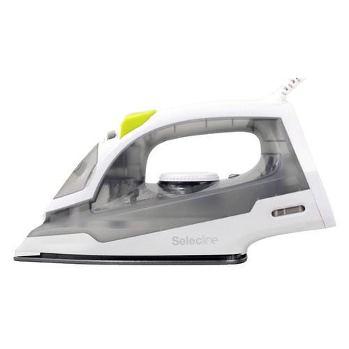 Plancha de vapor SELECLINE, suela inoxidable, potencia 2200W.