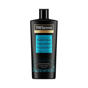 TRESEMMÉ Hidrata & purifica Champú con ácido Hialurónico y arcilla blanca, para cabellos grasos 685 ml.