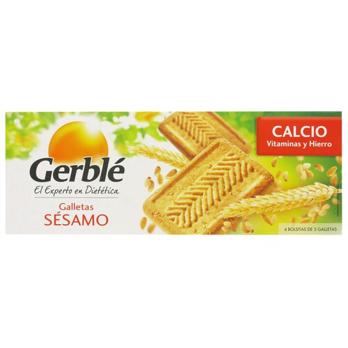 GERBLÉ Galletas de sésamo GERBLE 230 g.