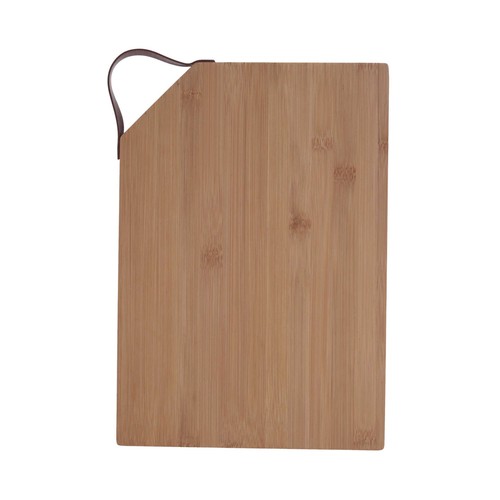Tabla 33x23cm bambú, con asa PU modelo Ozon QUID
