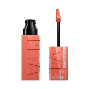 MAYBELLINE perstay vinyl ink   tono 105 Golden Lápiz de labios en tinta líquida con acabado efecto vinilo.