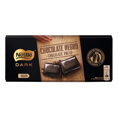 NESTLÉ Dark Chocolate extrafino negro 125 g.