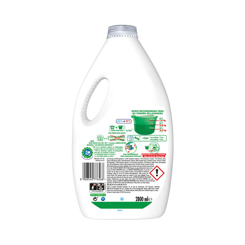 ARIEL Detergente líquido quitamanchas para ropa ARIEL Power de 56 lav. 3080 ml.