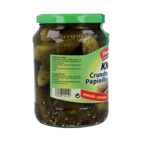 HENGSTENBERG Pepinillos grandes a las finas hierbas frasco de 360 g.