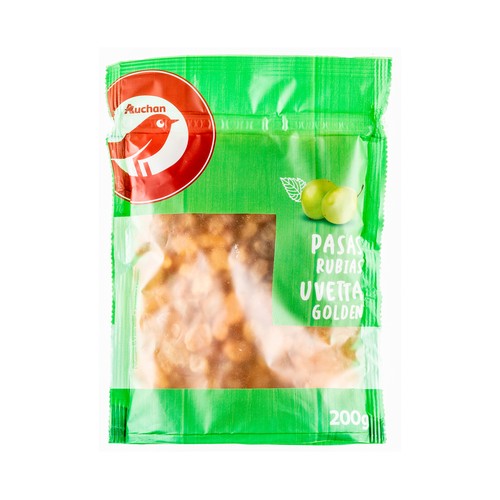 PRODUCTO ALCAMPO Pasas rubias 200 g.