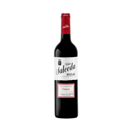 VIÑA SALCEDA  Vino tinto crianza con D.O. Rioja calificada VIÑA SALCEDA botella de 75 cl.