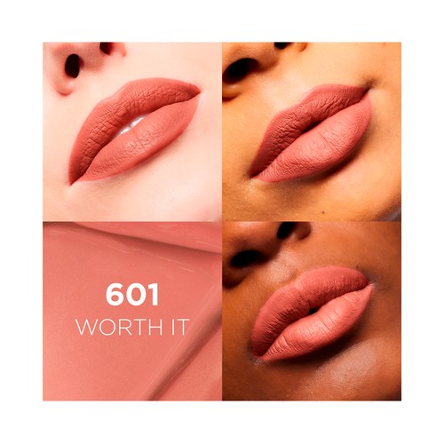 L´ORÉAL PARIS Infaillible matte resistance tono 601 Worht it Pintalabios líquido acabado mate.