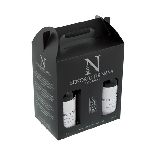 SEÑORIO DE NAVA  Vino tinto crianza con D.O. Ribera del Duero SEÑORIO DE NAVA 6 x 18 cl.