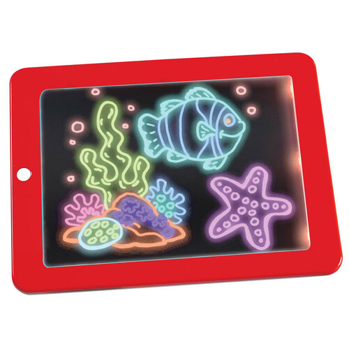 Magic tablet con rotuladores de neón para dibujar y crear, BEST OF TV.