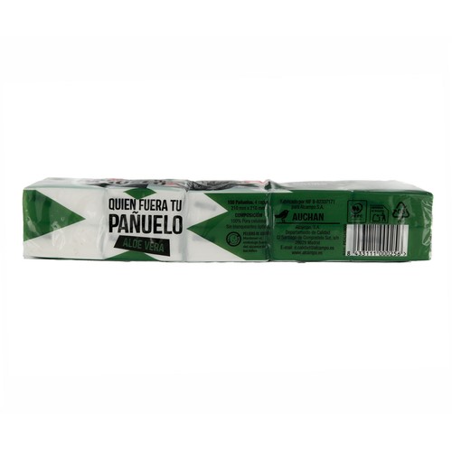 PRODUCTO ALCAMPO Pañuelo pocket aloe vera 4 capas 10 und