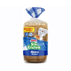 BIMBO Pan de molde blanco sin gluten 375 g.