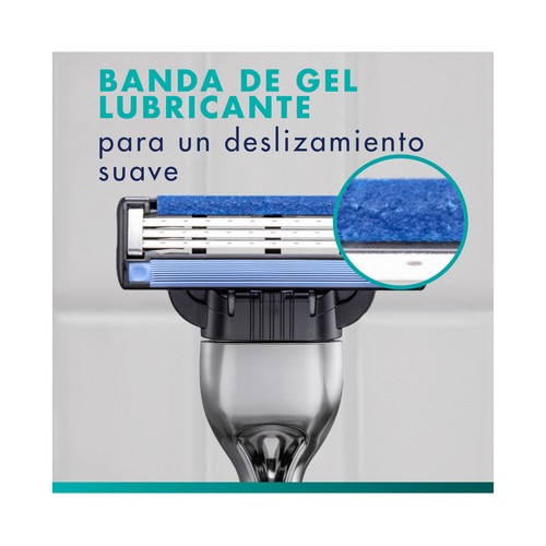 GILLETTE Mach 3 Recambio para maquinillas de afeitar para hombre 8 uds.