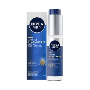 NIVEA Men anti-age hyaluron Gel facial hidratante antiedad 50 ml.