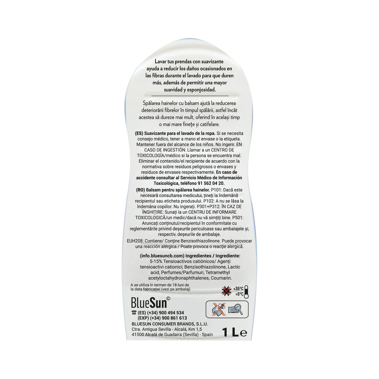 Suavizante azul floral 1L 45 lavados