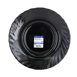 Imagen de Plato hondo de vidrio color negro, 22,5cm., Trianon LUMINARC.