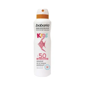 BABARIA Kids Bruma protectora especial niños, con FPS 50 (muy alto) 200 ml.