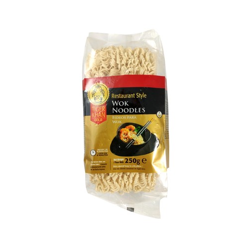 TIGER KHAN Noodles (fideos) para wok 250 g.